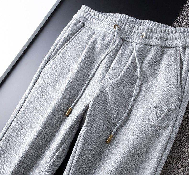 Men’s Textured Jogger Pants – Slim Fit Casual Track Pants with Pockets (Black, Beige, White, Gray)