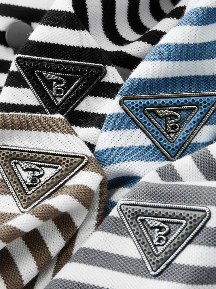 Striped Polo T-Shirt – Smart Casual Essential