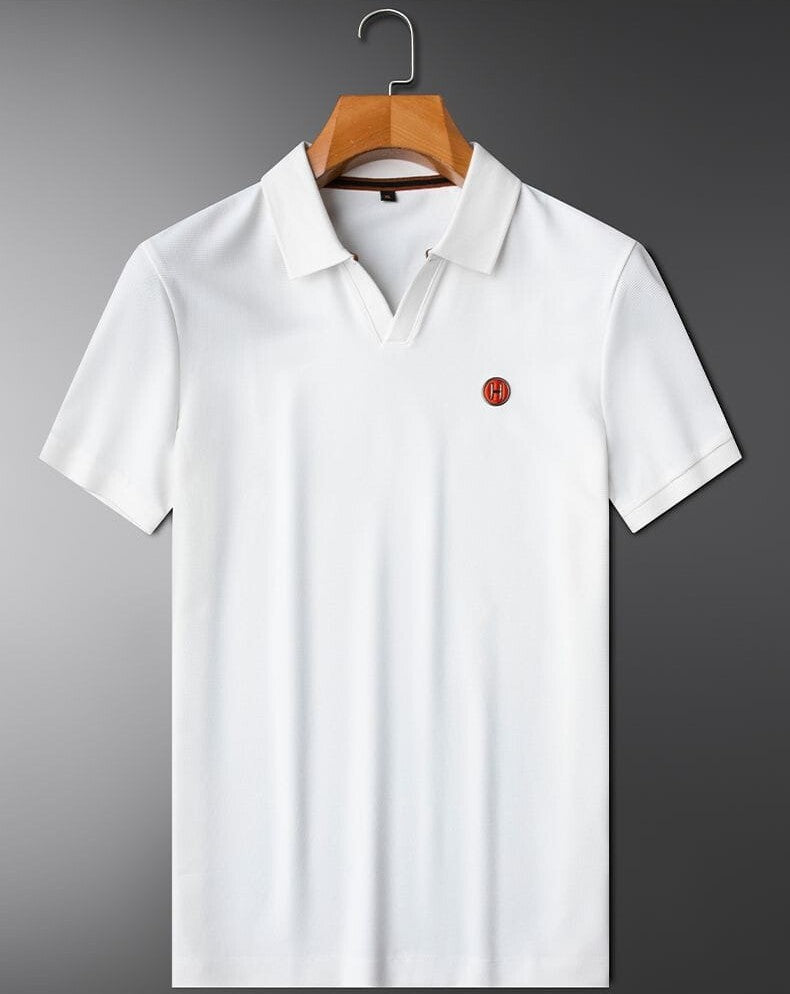 Astroflik Men’s Premium Polo T-Shirt with Embroidered Logo – Classic Fit