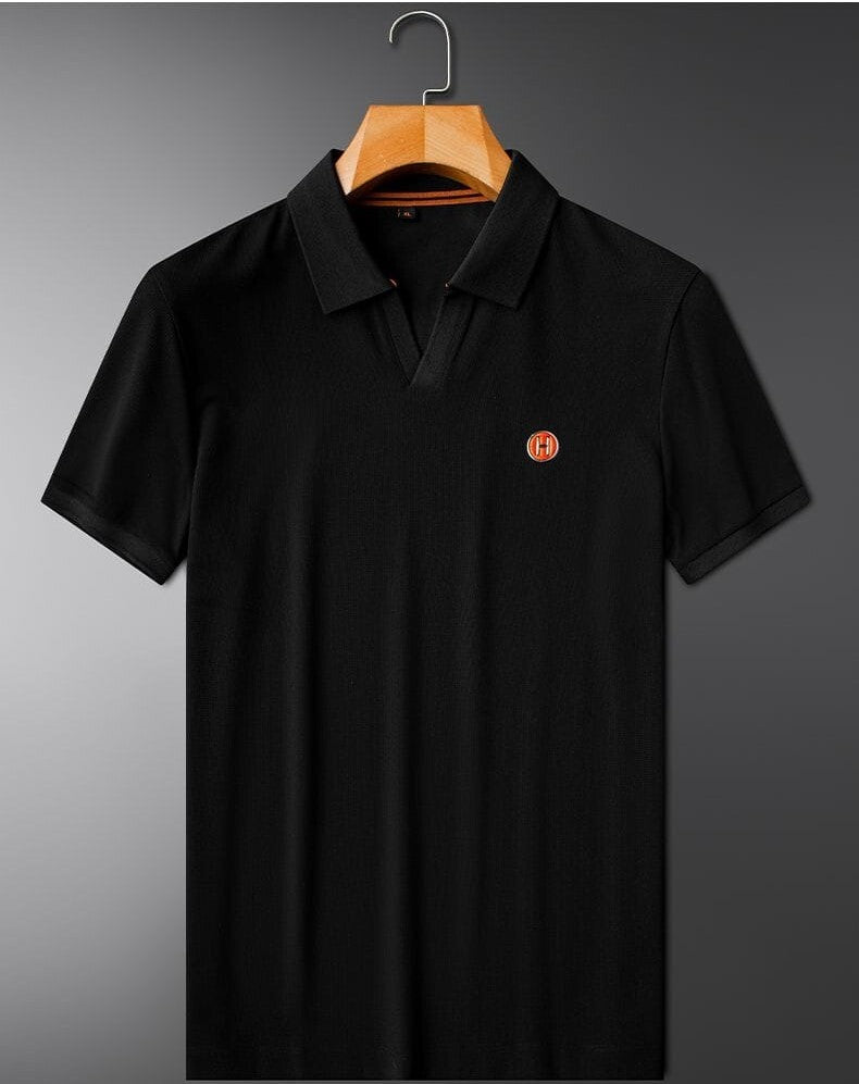 Astroflik Men’s Premium Polo T-Shirt with Embroidered Logo – Classic Fit