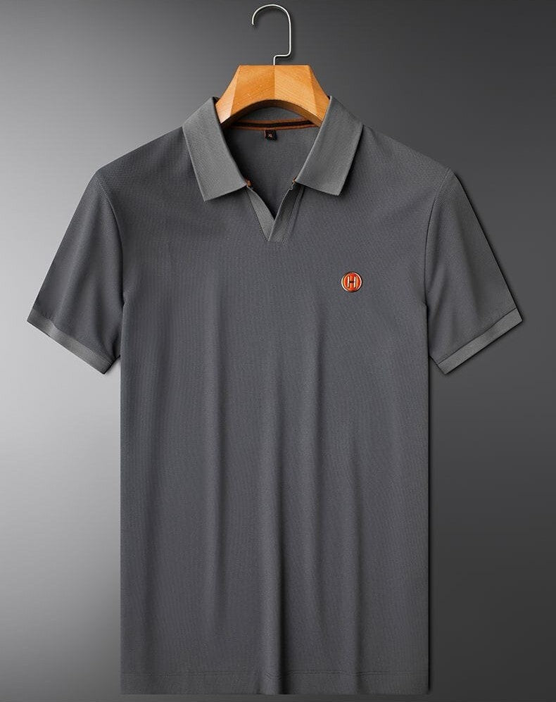 Astroflik Men’s Premium Polo T-Shirt with Embroidered Logo – Classic Fit