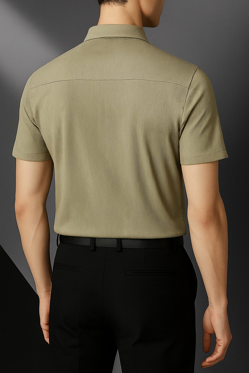 Men’s Premium Short Sleeve Button-Down Shirt | Astroflik