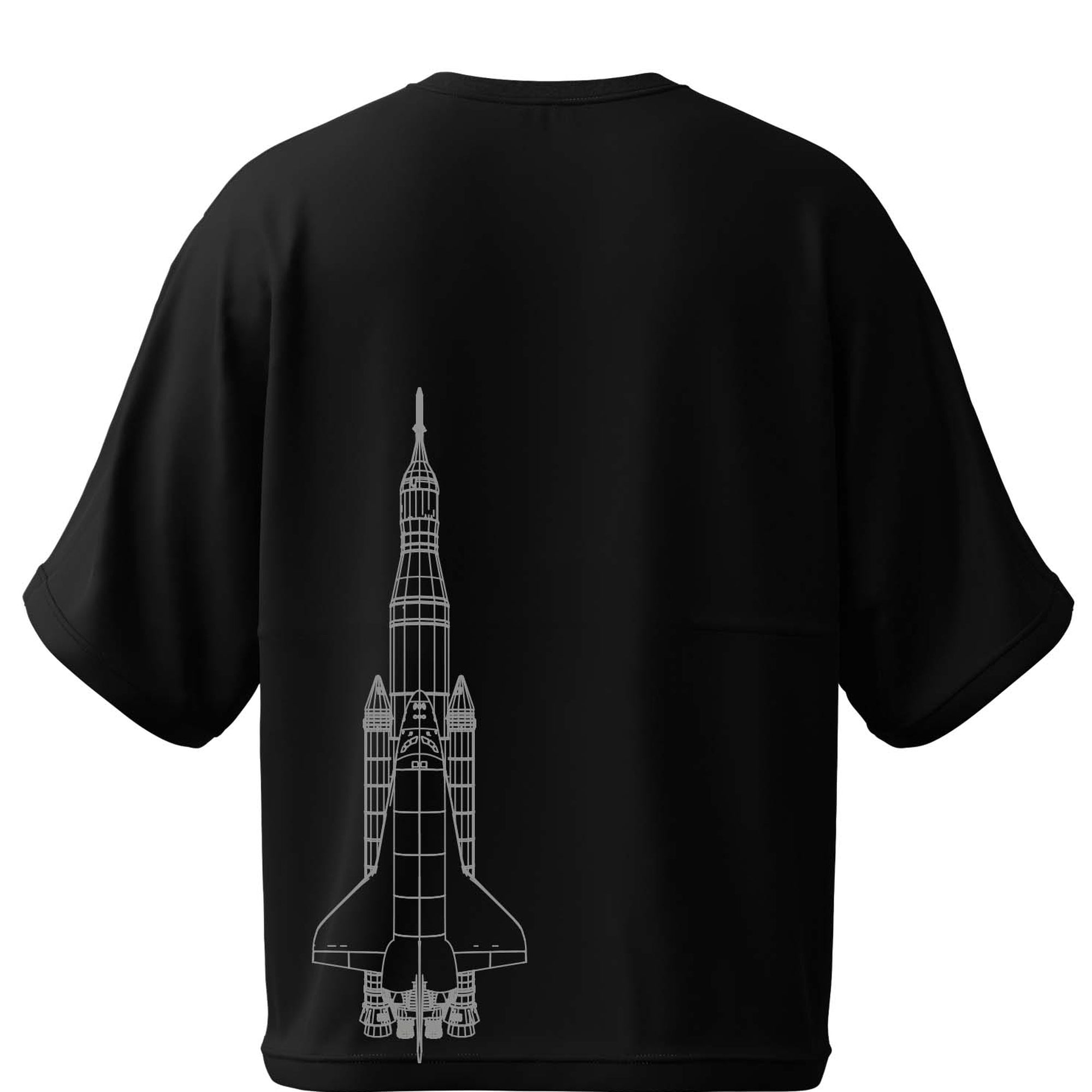 Rocket Blueprint Graphic Tee