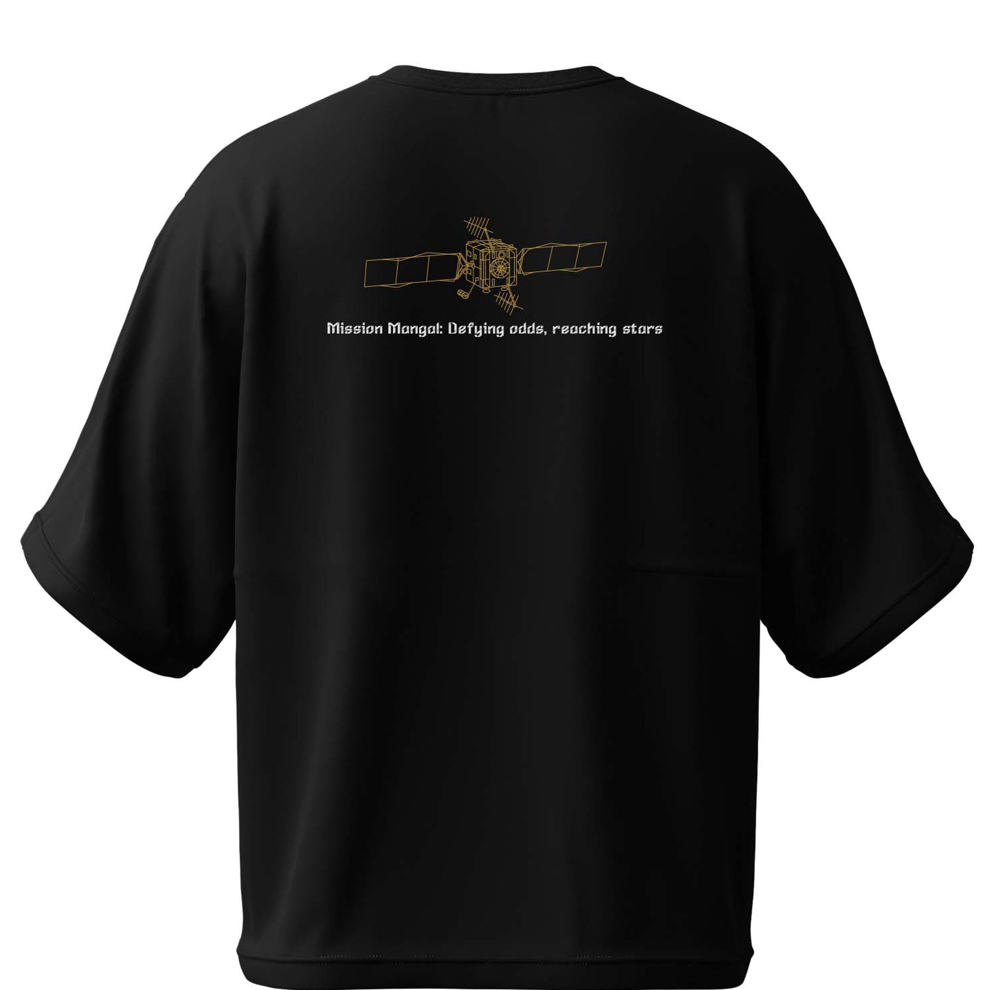Oversized Mission Mangal T-Shirt – Space Exploration Inspired Design