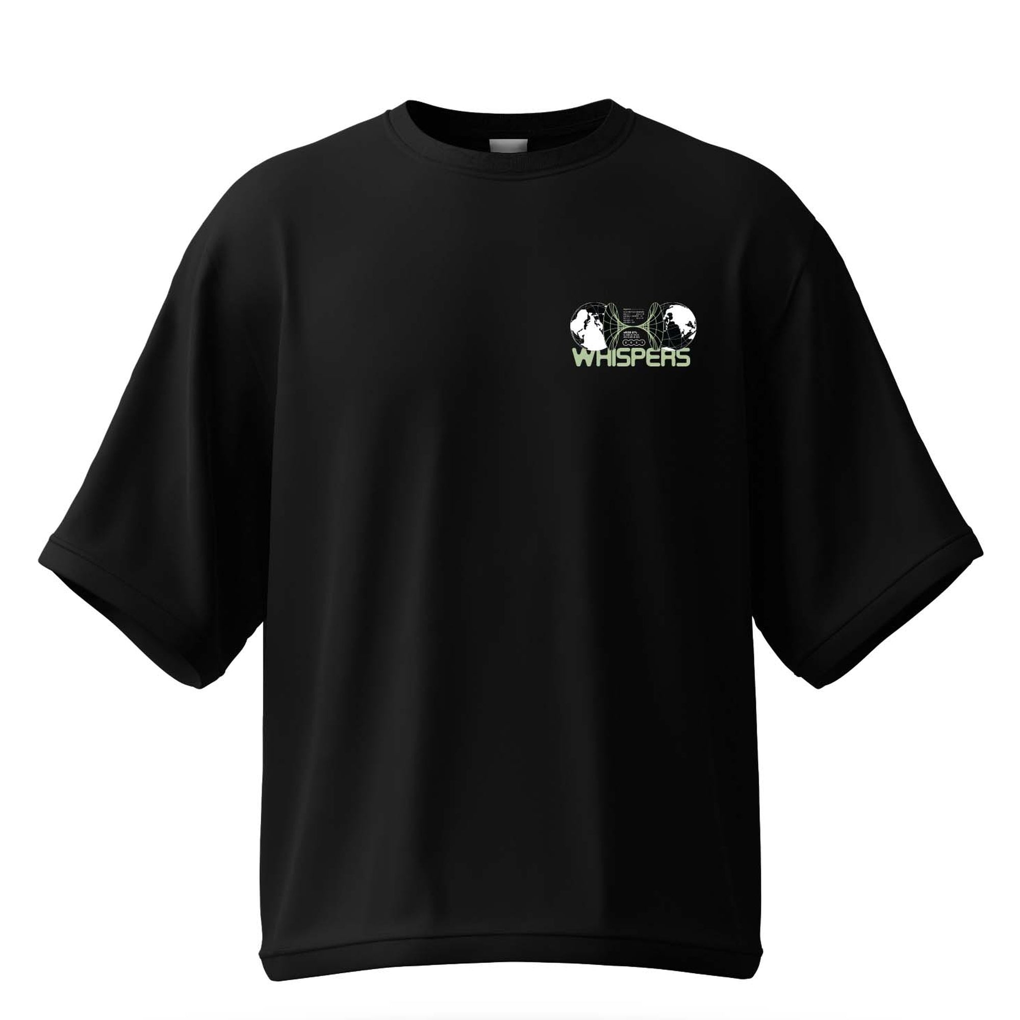Oversize T-Shirt with Whispers Space Design