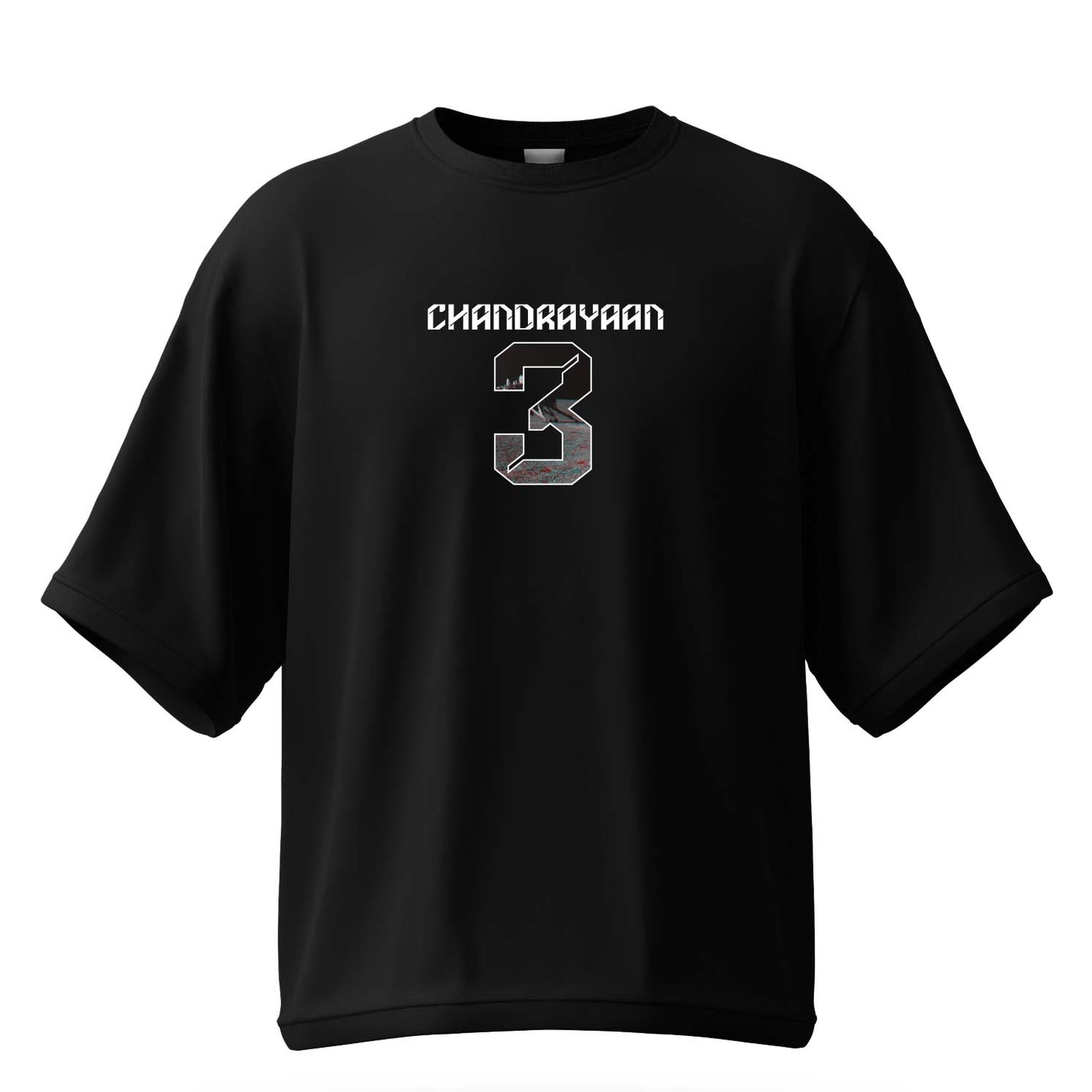 Oversized Rocket Launch Graphic T-Shirt – Space-Inspired Design