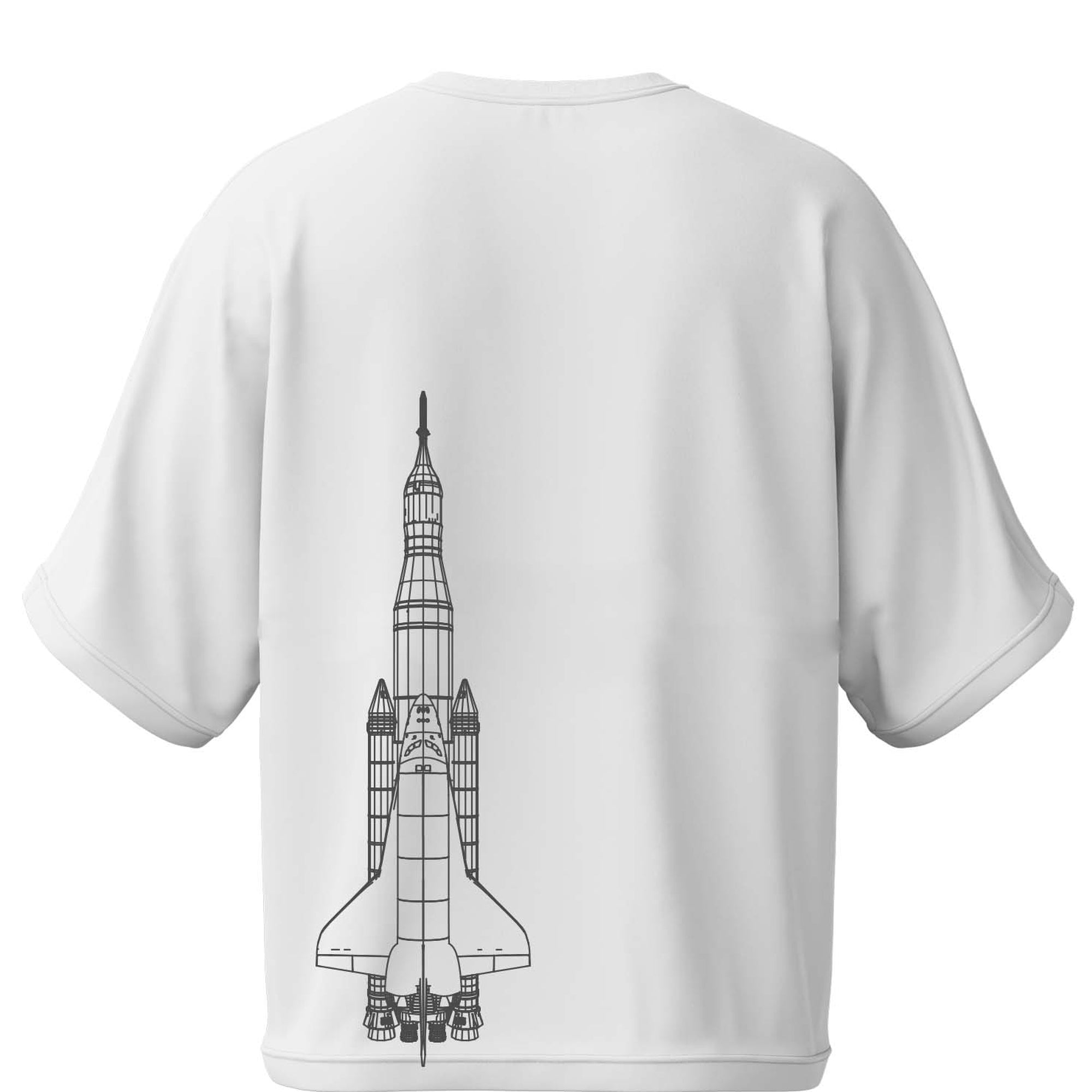 Rocket Blueprint Graphic Tee