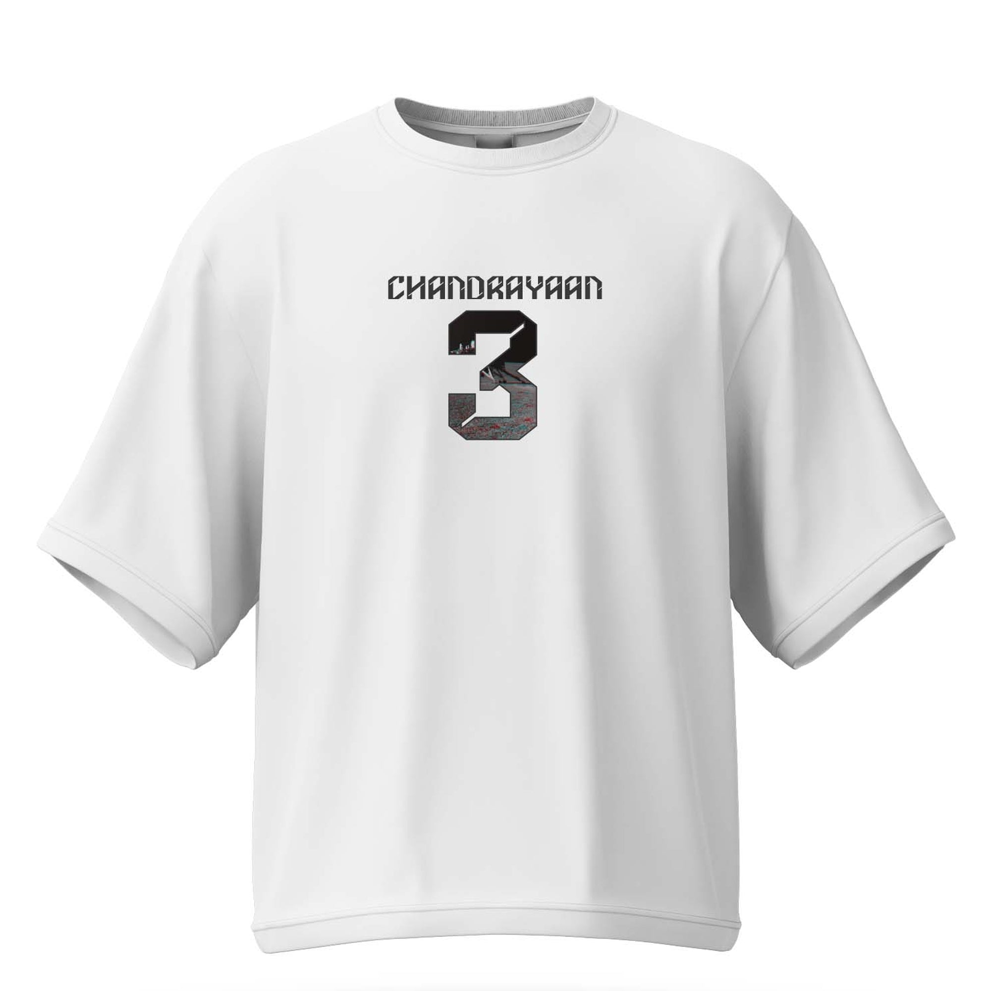 Oversized Rocket Launch Graphic T-Shirt – Space-Inspired Design