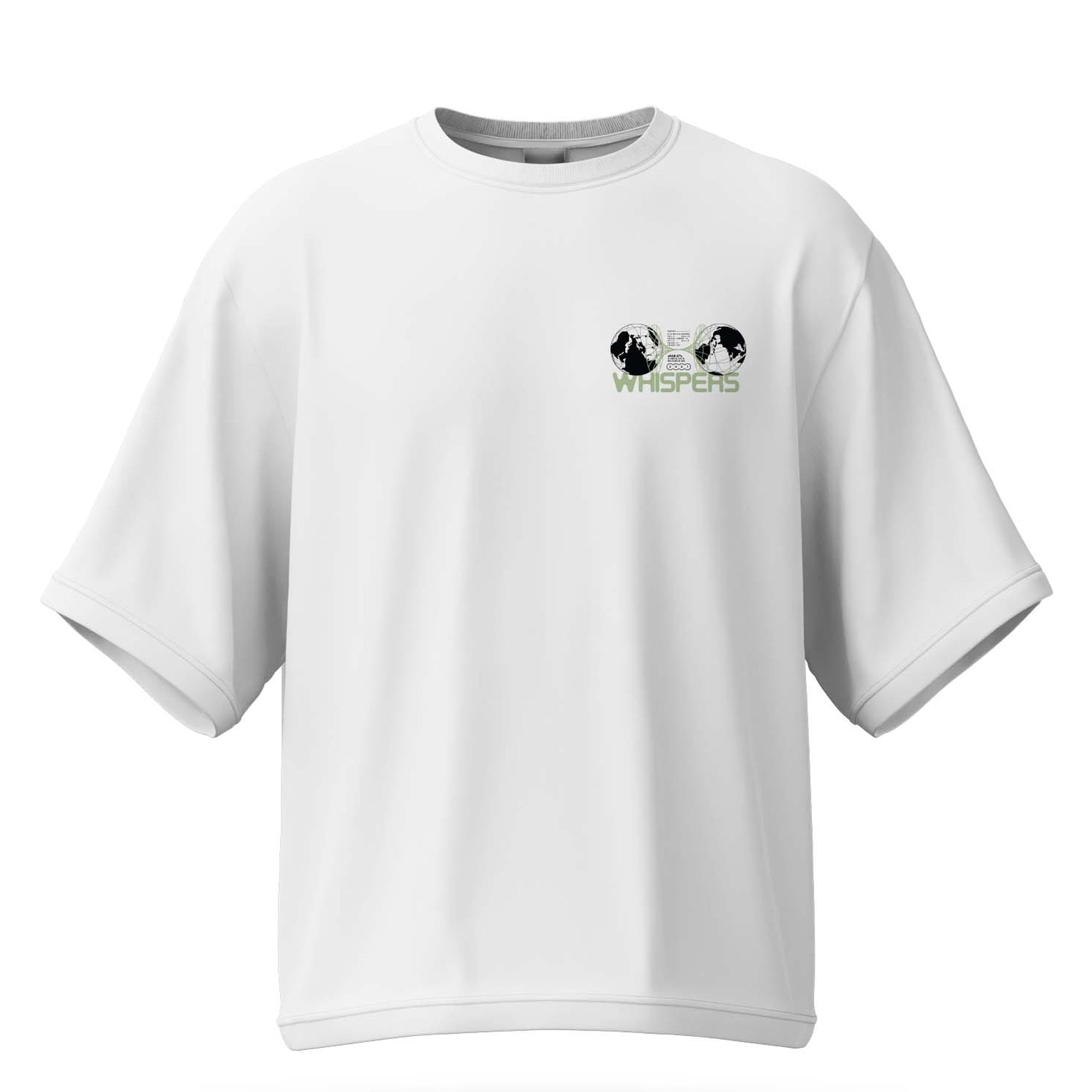 Oversize T-Shirt with Whispers Space Design