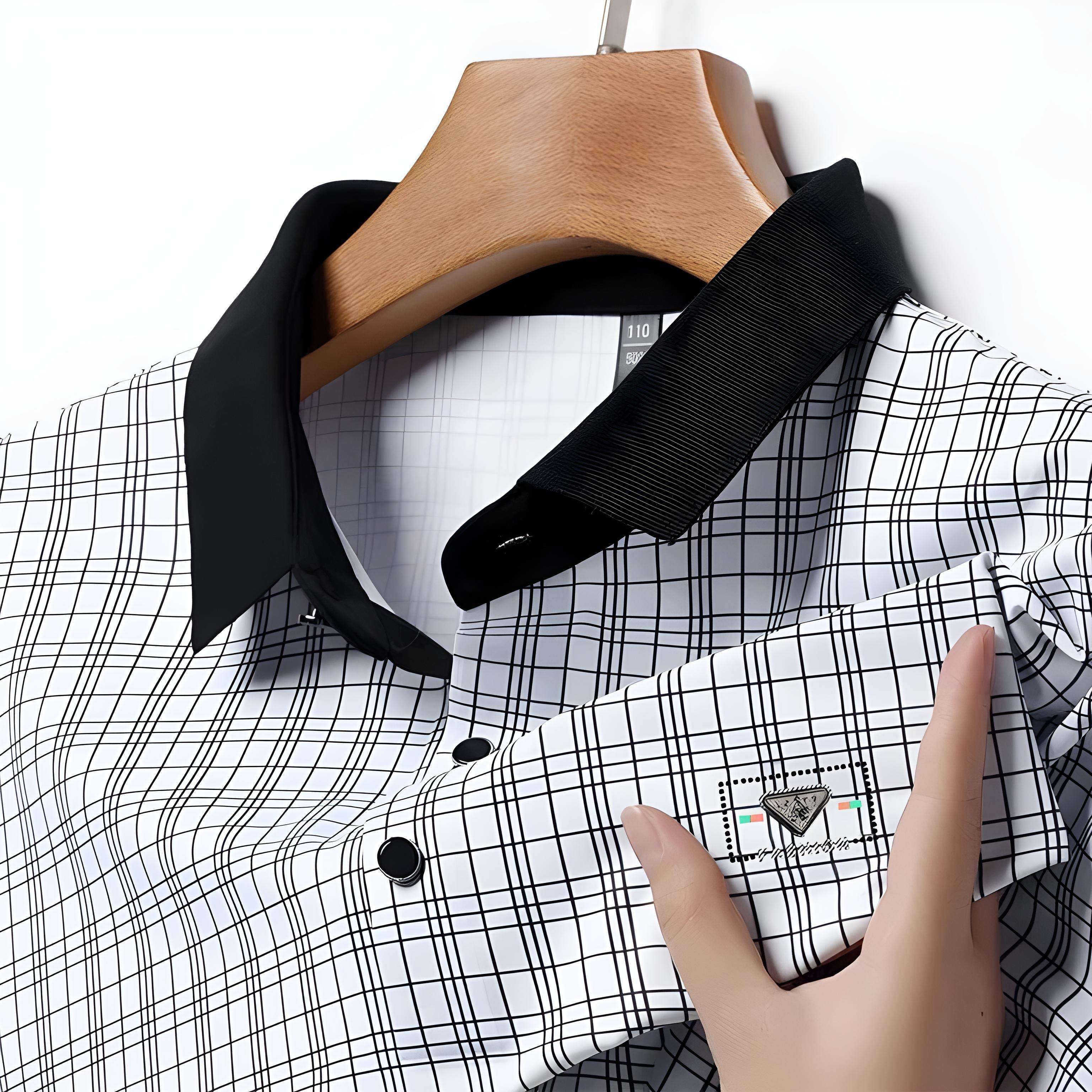 Astroflik Checkered Polo T-Shirt for Men – Premium Casual Wear